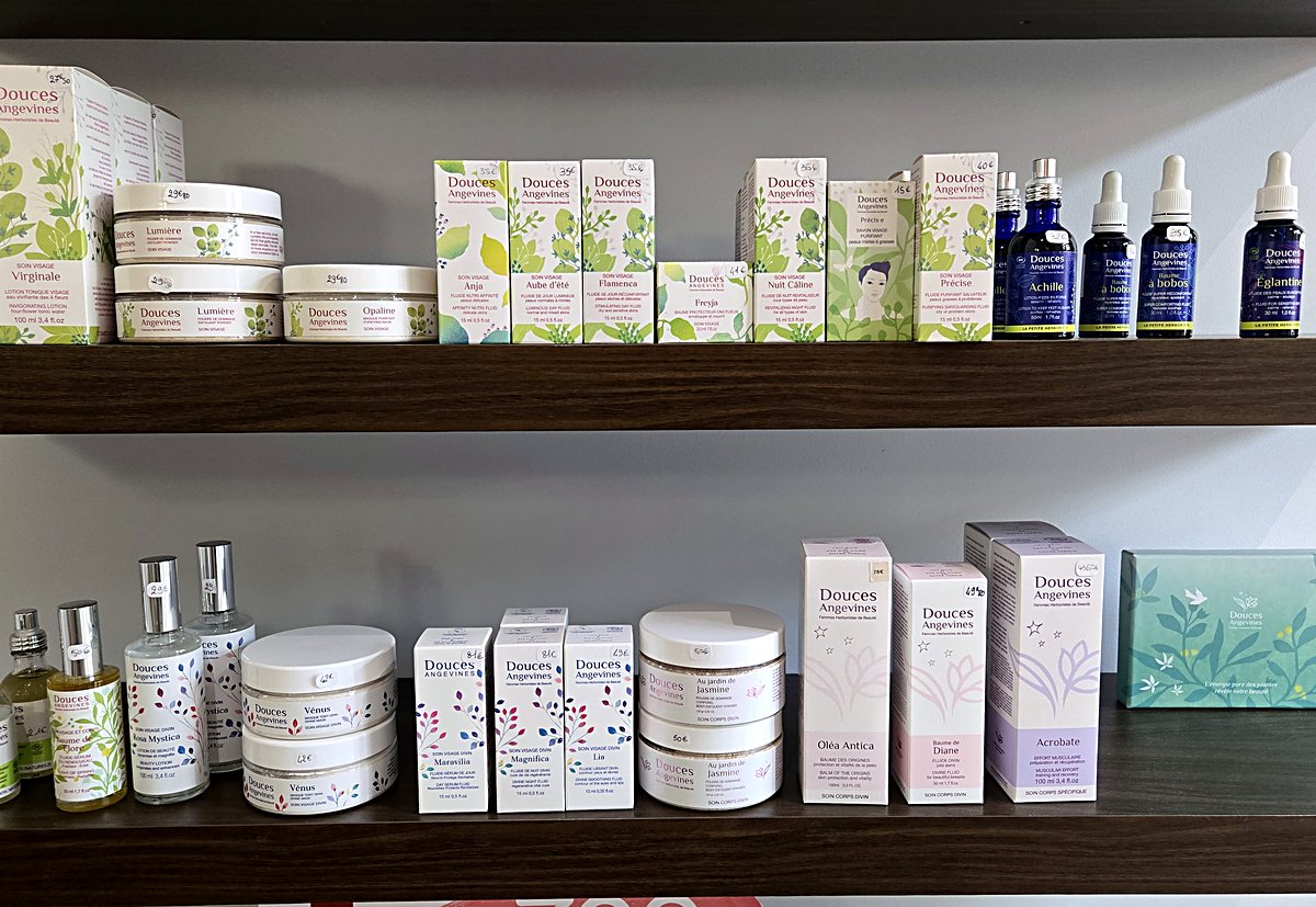 Les cosmétiques naturels Douces Angevines chez Elfinéa